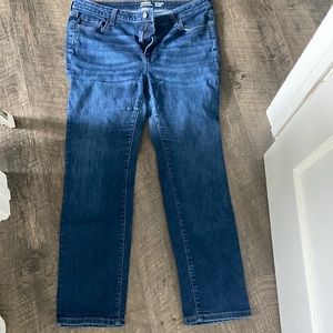 Straight leg jeans